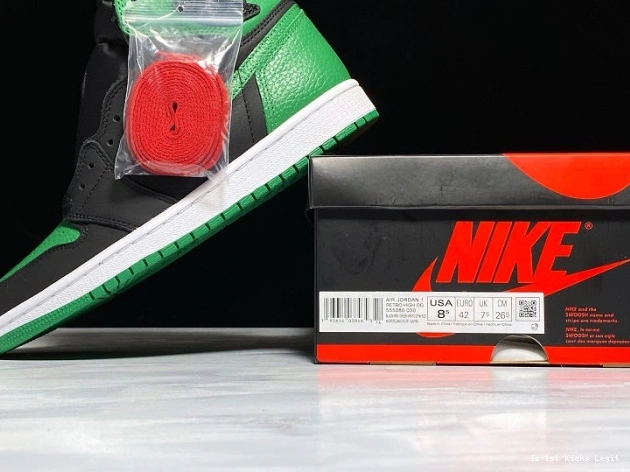 Jordan Air 1 High Green 555088-030 Pine 0803